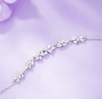 Women's 925 Sterling Silver Bracelet, Delicate Niche Design, Elegant & Aesthetic Jewelry