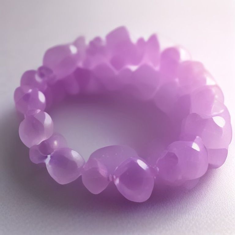 Kunzite Cloud Charm Bracelet