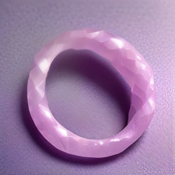 Kunzite Crescent Moon Chain Bracelet